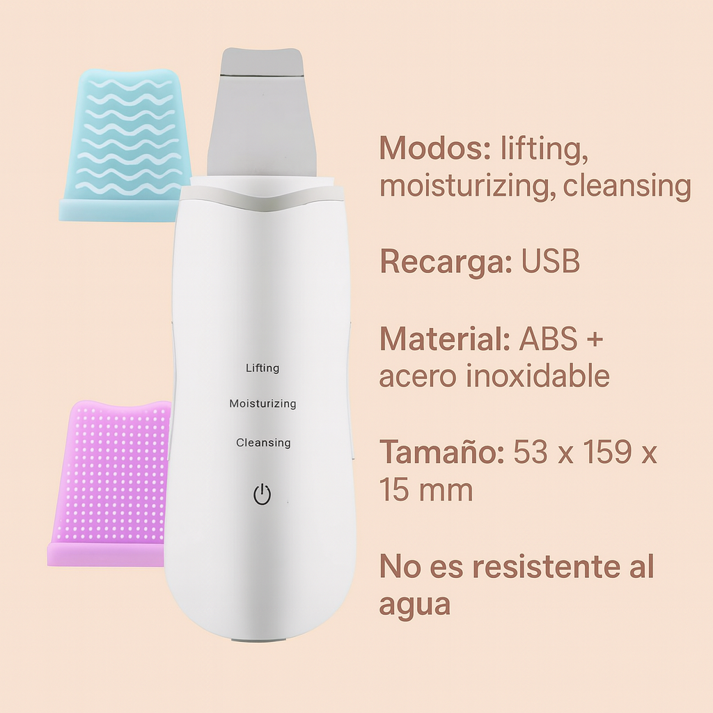 SkinWave™ – Limpiadora Facial Ultrasónica